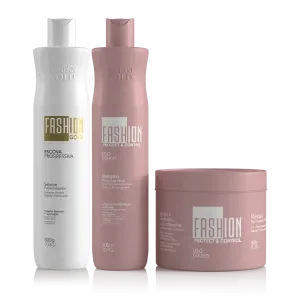 Combo Escova Progressiva Fashion Gold 500g