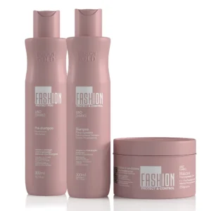 Combo Manutenção Completa Pós Progressiva 300ml/250g Fashion Gold - Promoção